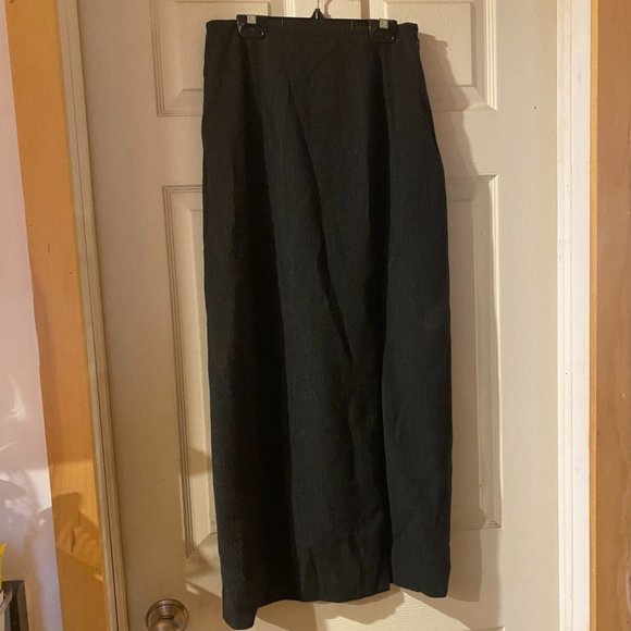 Vintage Ann Taylor Wool Blend Skirt Size 6 Charcoal Grey 5/$25 - Picture 3 of 5